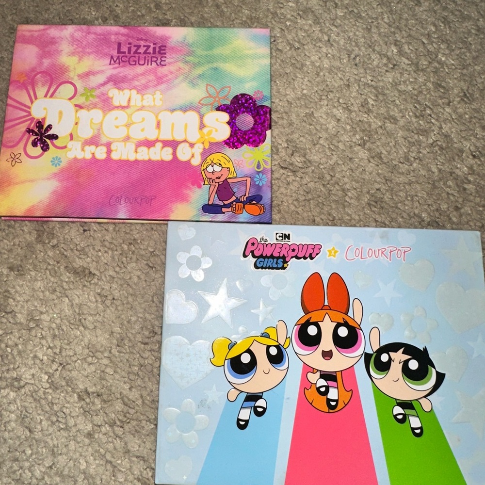 ColourPop Powerpuff Girls & Lizzie McGuire Eyeshadow Palette Set